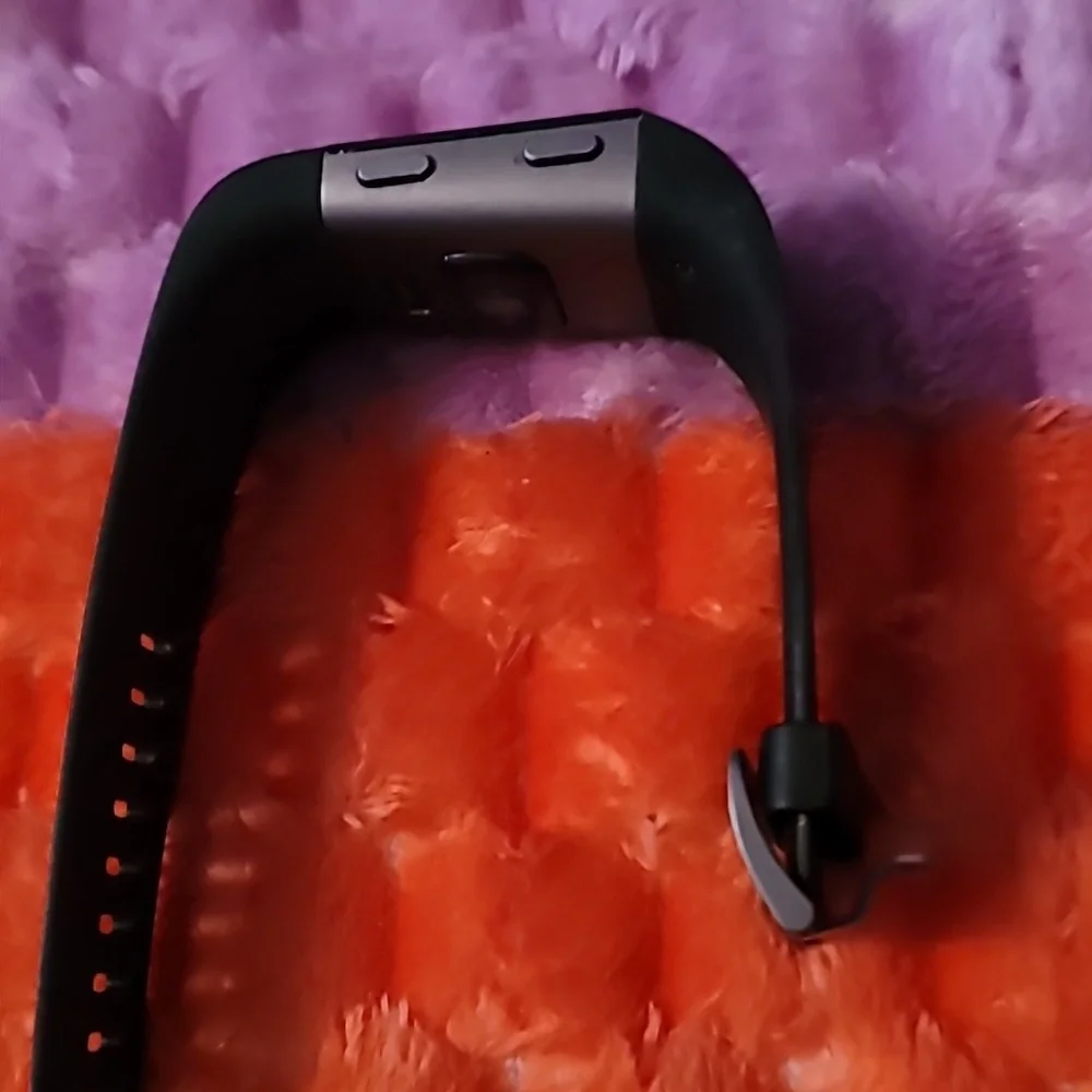 Fitbit Surge FB501 Fitness Superwatch Tracker Gunmetal Black Band‎ Heart Rate